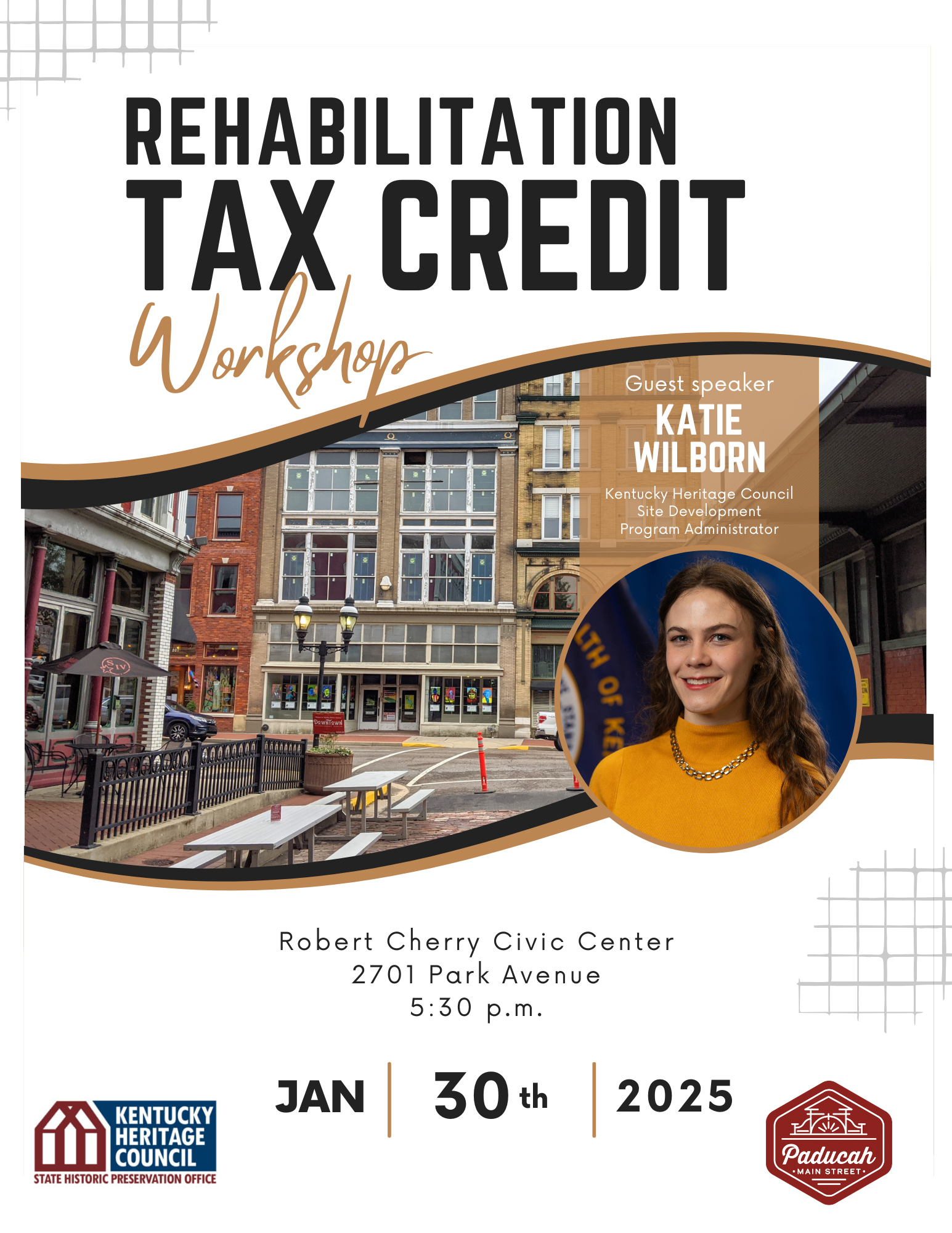 Historic Tax Credit Workshop flyer